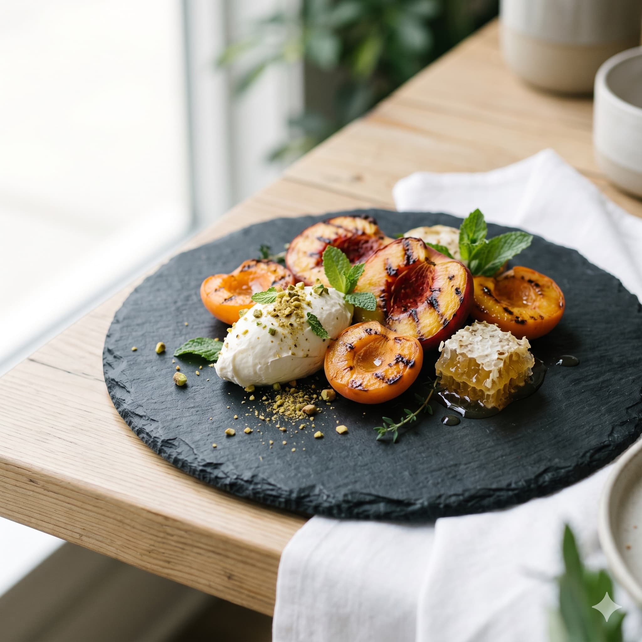 Charred Stone Fruit