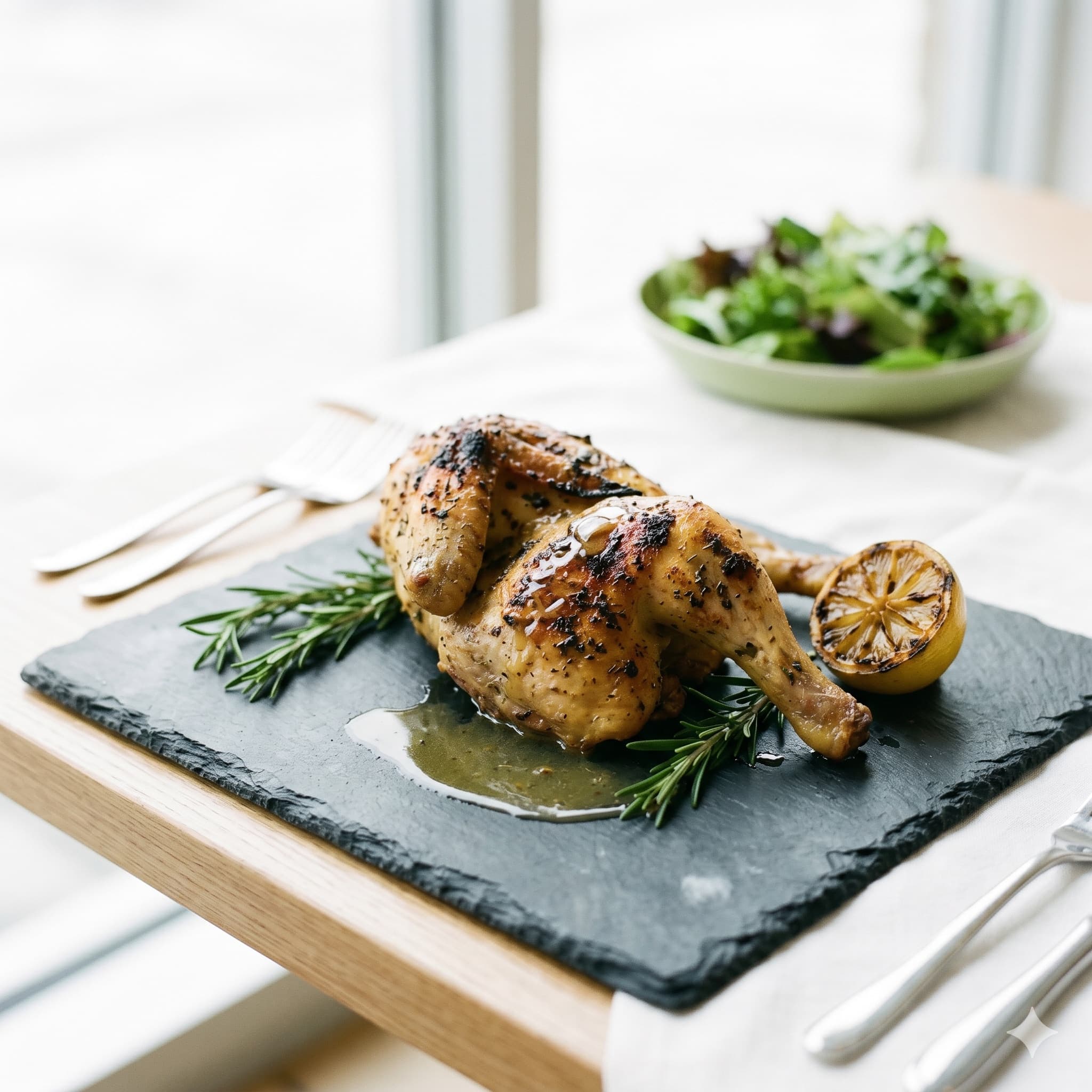 Wood-Roasted Half Chicken