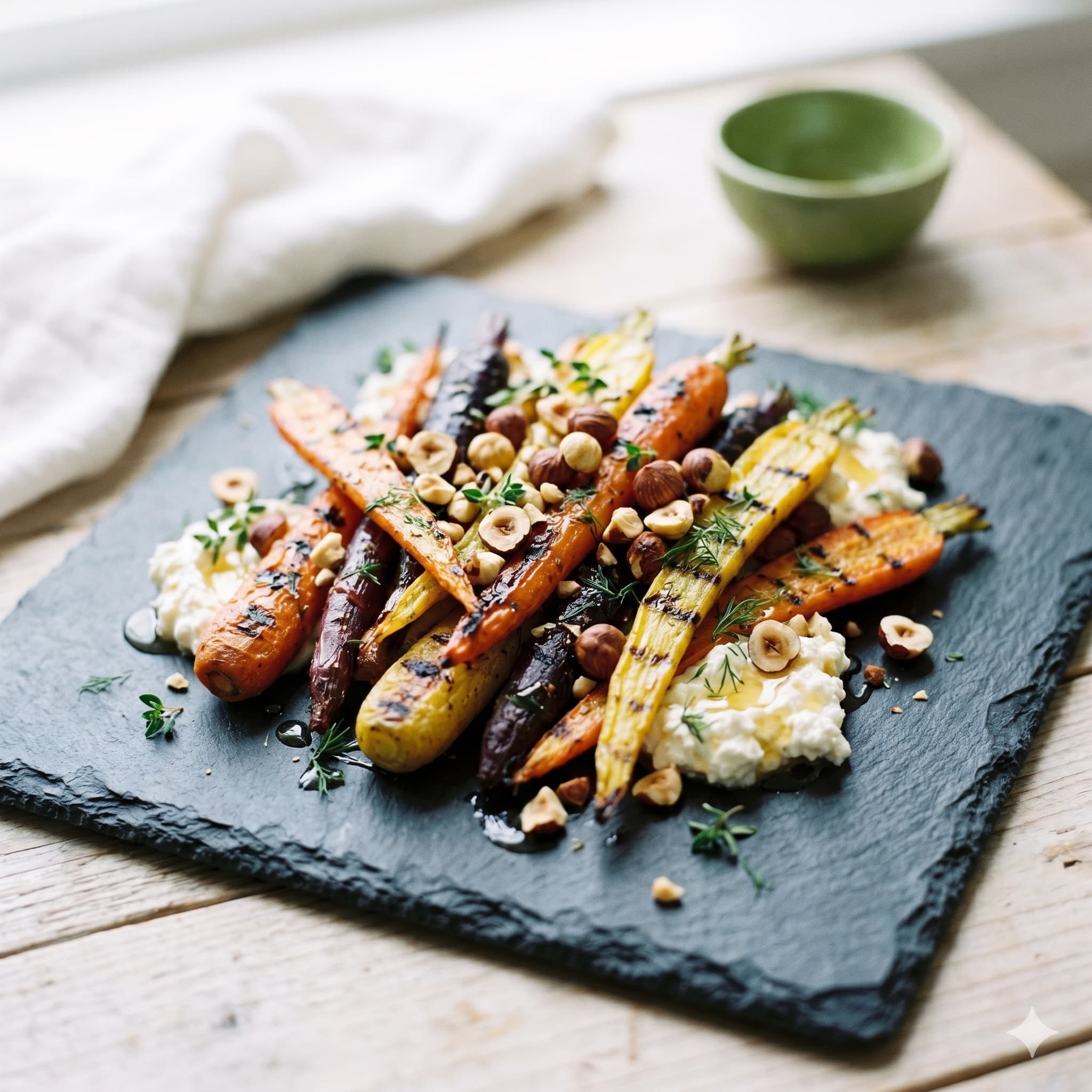 Charred Heirloom Carrot Salad